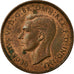 Coin, Great Britain, George VI, Farthing, 1940, EF(40-45), Bronze, KM:843