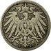 Coin, GERMANY - EMPIRE, Wilhelm II, 5 Pfennig, 1890, Muldenhütten, VF(20-25)