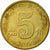 Coin, CHINA, PEOPLE'S REPUBLIC, 5 Jiao, 2002, EF(40-45), Brass, KM:1411