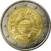 France, 2 Euro, 10 ans de l'Euro, 2012, TTB, Bi-Metallic, Gadoury:14., KM:1846