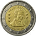 Bélgica, 2 Euro, Louis Braille, 2009, EF(40-45), Bimetálico, KM:288