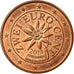 Autriche, 2 Euro Cent, 2013, TTB, Copper Plated Steel