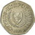 Munten, Cyprus, 50 Cents, 1994, ZF, Copper-nickel, KM:66