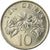 Moneda, Singapur, 10 Cents, 2007, Singapore Mint, MBC, Cobre - níquel, KM:100