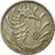 Moneta, Singapore, 10 Cents, 1973, Singapore Mint, BB, Rame-nichel, KM:3