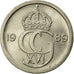 Munten, Zweden, Carl XVI Gustaf, 10 Öre, 1989, ZF, Copper-nickel, KM:850