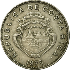 Moneda, Costa Rica, Colon, 1975, MBC, Cobre - níquel, KM:186.3