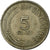 Moneda, Singapur, 5 Cents, 1967, Singapore Mint, MBC, Cobre - níquel, KM:2