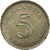 Moneda, Malasia, 5 Sen, 1979, Franklin Mint, MBC, Cobre - níquel, KM:2