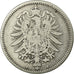 Munten, DUITSLAND - KEIZERRIJK, Wilhelm I, Mark, 1875, Berlin, FR, Zilver, KM:7