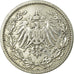 Munten, DUITSLAND - KEIZERRIJK, 1/2 Mark, 1908, Berlin, FR, Zilver, KM:17