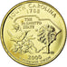 Moneta, Stati Uniti, South Carolina, Quarter, 2000, U.S. Mint, SPL-, Gold plated