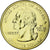 Moneta, Stati Uniti, Indiana, Quarter, 2002, U.S. Mint, SPL-, Gold plated