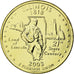 Moneta, Stati Uniti, Illinois, Quarter, 2003, U.S. Mint, SPL-, Gold plated