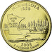 Moneta, Stati Uniti, Minnesota, Quarter, 2005, U.S. Mint, SPL-, Gold plated