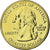 Moneta, Stati Uniti, Wyoming, Quarter, 2007, U.S. Mint, SPL-, Gold plated