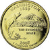 Moneta, Stati Uniti, Washington, Quarter, 2007, U.S. Mint, SPL-, Gold plated