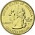 Moneta, Stati Uniti, Washington, Quarter, 2007, U.S. Mint, SPL-, Gold plated