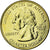 Moneta, Stati Uniti, Oklahoma, Quarter, 2008, U.S. Mint, SPL-, Gold plated