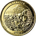 Münze, Vereinigte Staaten, Glacier, Quarter, 2011, U.S. Mint, VZ, Gold plated