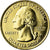 Coin, United States, El Yunque, Quarter, 2012, U.S. Mint, AU(55-58), Gold plated