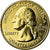 Coin, United States, Shenandoah, Quarter, 2014, U.S. Mint, AU(55-58), Gold