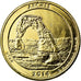 Moneta, Stati Uniti, Arches, Quarter, 2014, U.S. Mint, SPL-, Gold plated