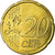 Austria, 20 Euro Cent, 2008, MS(63), Brass, KM:3140