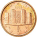 Italië, Euro Cent, 2008, UNC-, Copper Plated Steel, KM:210