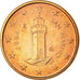 San Marino, Euro Cent, 2004, MS(63), Copper Plated Steel, KM:440