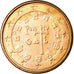 Portugal, Euro Cent, 2006, Lisbon, MS(63), Miedź platerowana stalą, KM:740