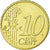 GERMANY - FEDERAL REPUBLIC, 10 Euro Cent, 2002, MS(63), Brass, KM:210