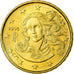 Italy, 10 Euro Cent, 2005, MS(63), Brass, KM:213