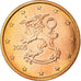 Finland, 5 Euro Cent, 2005, MS(63), Copper Plated Steel, KM:100