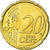 Finlândia, 20 Euro Cent, 2007, MS(63), Latão, KM:127