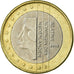 Holandia, Euro, 2002, Utrecht, EF(40-45), Bimetaliczny, KM:240