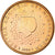 Países Baixos, Euro Cent, 2008, MS(63), Aço Cromado a Cobre, KM:234