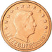 Luksemburg, 2 Euro Cent, 2003, AU(55-58), Miedź platerowana stalą, KM:76
