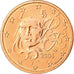 Francja, 2 Euro Cent, 2006, Paris, MS(63), Miedź platerowana stalą, KM:1283