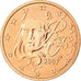 Francia, 2 Euro Cent, 2007, SPL, Acciaio placcato rame, KM:1283