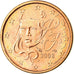 France, Euro Cent, 2008, SPL, Copper Plated Steel, KM:1282