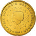 Países Bajos, 20 Euro Cent, 2004, FDC, Latón, KM:238