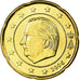 Belgium, 20 Euro Cent, 2006, MS(65-70), Brass, KM:228