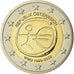 Áustria, 2 Euro, European Monetary Union, 2009, MS(65-70), Bimetálico, KM:3175