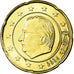 Belgien, 20 Euro Cent, 2004, STGL, Messing, KM:228