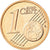 Bélgica, Euro Cent, 2010, MS(65-70), Aço Cromado a Cobre, KM:274