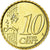 Bélgica, 10 Euro Cent, 2010, MS(65-70), Latão, KM:277