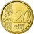 Bélgica, 20 Euro Cent, 2010, MS(65-70), Latão, KM:278
