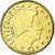 Luxemburgo, 10 Euro Cent, 2009, MS(65-70), Latão, KM:89