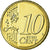 Luxemburgo, 10 Euro Cent, 2009, MS(65-70), Latão, KM:89